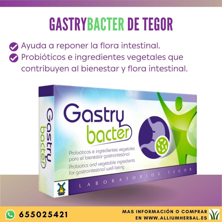 Gastrybacter 40 cápsulas de Tegor