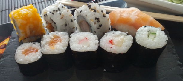 Alga nori para elaborar el sushi